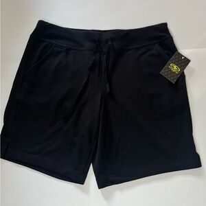 Black Drawstring Shorts